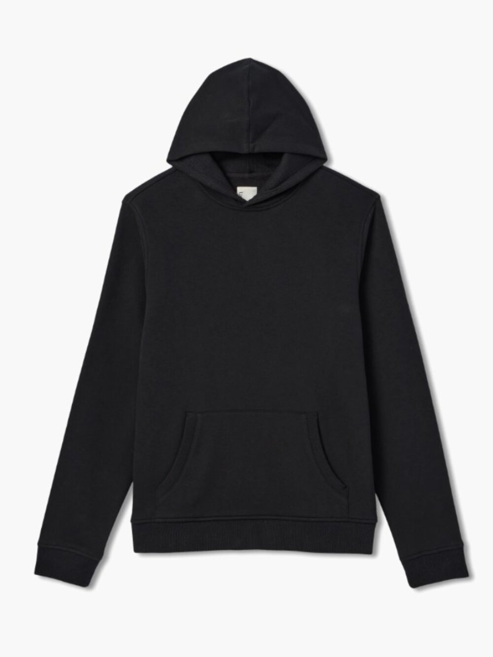 Vuori Black Seaside Pullover Hoodie with Kangaroo Pocket